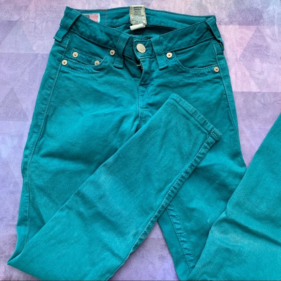 True Religion Denim - 🧲 TRUE RELIGION TEAL SKINNY JEANS